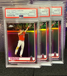 Mike Trout 3x Sequential PSA 10 2019 Topps Chrome Pink Refractor #200 Jump | SPORTS