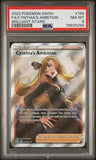 PSA 8 Near MINT Cynthia's Ambition Trainer Brilliant Stars 169/172 Full Art Card