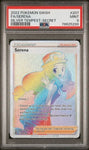 PSA 9 Pokemon Serena 207/195 Full Art Silver Tempest Secret Rainbow Rare Card