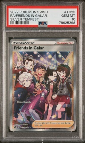 PSA 10 Gem Mint Friends in Galar TG23/TG30 Pokemon Silver Tempest