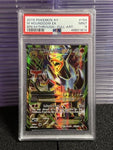 Mega Houndoom EX 154/162 (2015) Pokemon XY Breakthrough Full Art PSA 9 Mint