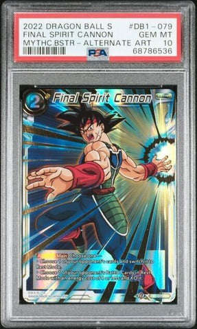 PSA 10 Gem Mint Final Spirit Cannon DB1-079 | Dragon Ball Super