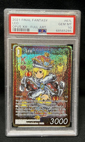 PSA 10 GEM MINT | Leo [Opus XIII] Legend 13-067L Final Fantasy TCG Full Art