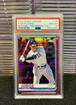 Aaron Judge PSA 10 Gem Mint 2019 Topps Chrome #100 Batting Pink Refractor | SPORTS