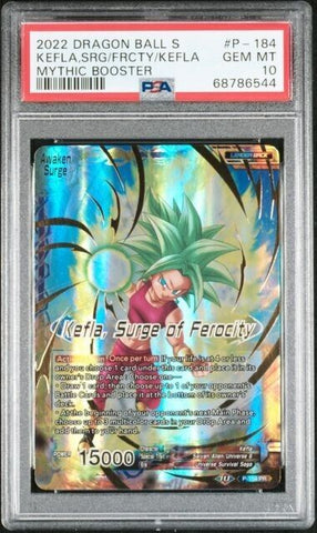 PSA 10 Gem Mint Kefla, Surge of Ferocity P-184 Alternate Art | Dragon Ball Super