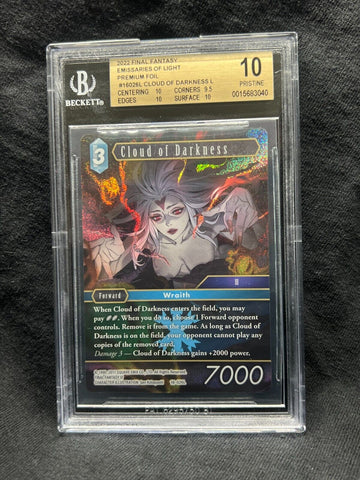 BGS 10 PRISTINE | Cloud of Darkness Foil - 16-026L - Final Fantasy TCG FFTCG