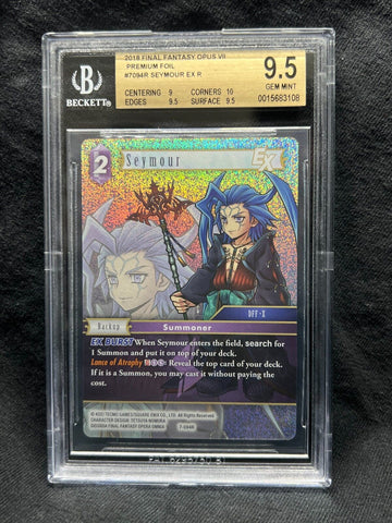 BGS 9.5 GEM MINT | Final Fantasy TCG Seymour 7-094R Opus VII