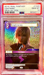 Final Fantasy TCG Opus VII Lightning Foil 102R PSA 10 Holo Foil