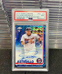 Willians Astudillo PSA 9 Mint Topps Chrome Blue Wave Ref #RA-WA /150 AUTO RC | SPORTS