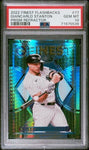 Giancarlo Stanton PSA 10 Gem Mint Topps Finest Flashbacks #77 Prism Refractor /35 | SPORTS