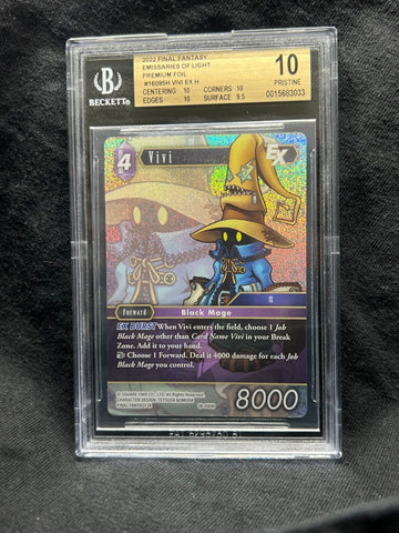 BGS 10 PRISTINE | Vivi Foil - 16-095H - Final Fantasy TCG FFTCG