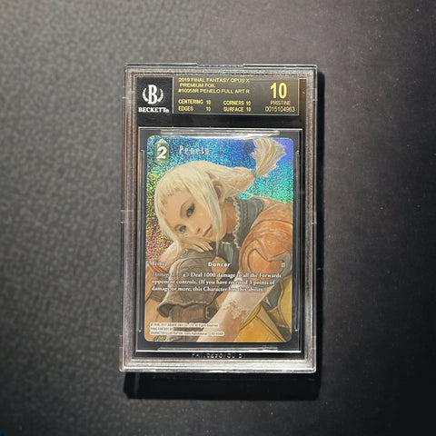 BGS 10 BLACK LABEL | Penelo Full Art Foil Opus X #10058R Final Fantasy TCG FFTCG