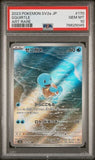 2023 PSA 10 Graded Pokemon Squirtle Art Rare AR 170/165 151 SV2a Japanese