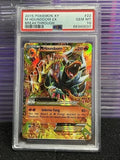 2015 Pokemon M HOUNDOOM EX 22/162 Ultra Rare Holo PSA 10 BreakThrough XY Mega