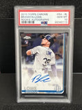 Brandon Lowe 2019 Topps Chrome Rookie Autograph PSA 10 Rays RC Auto RA-BL