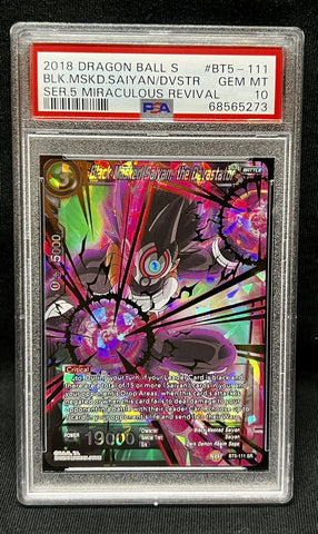 PSA 10 Gem Mint Black Masked Saiyan, the Devastator BT5-111 | Dragon Ball Super