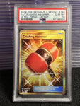 Pokemon PSA 10 Crushing Hammer Gold Secret Rare 166/156 Ultra Prism Gem Mint