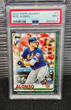 Pete Alonso PSA 9 Mint 2019 Topps Holiday Rookie Card #71 | SPORTS