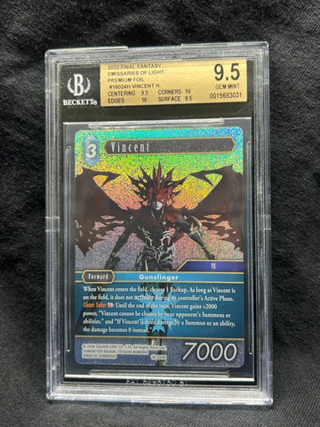 BGS 9.5 GEM MINT | Vincent Foil - 16-024H - Final Fantasy TCG FFTCG